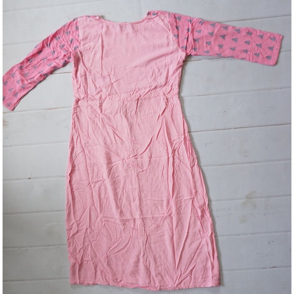 Shweta's Women's Pink Long Dress Kurti – Size M - Picture 5 of 5